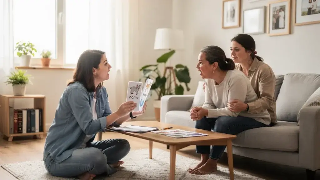 speech therapy at home for adults